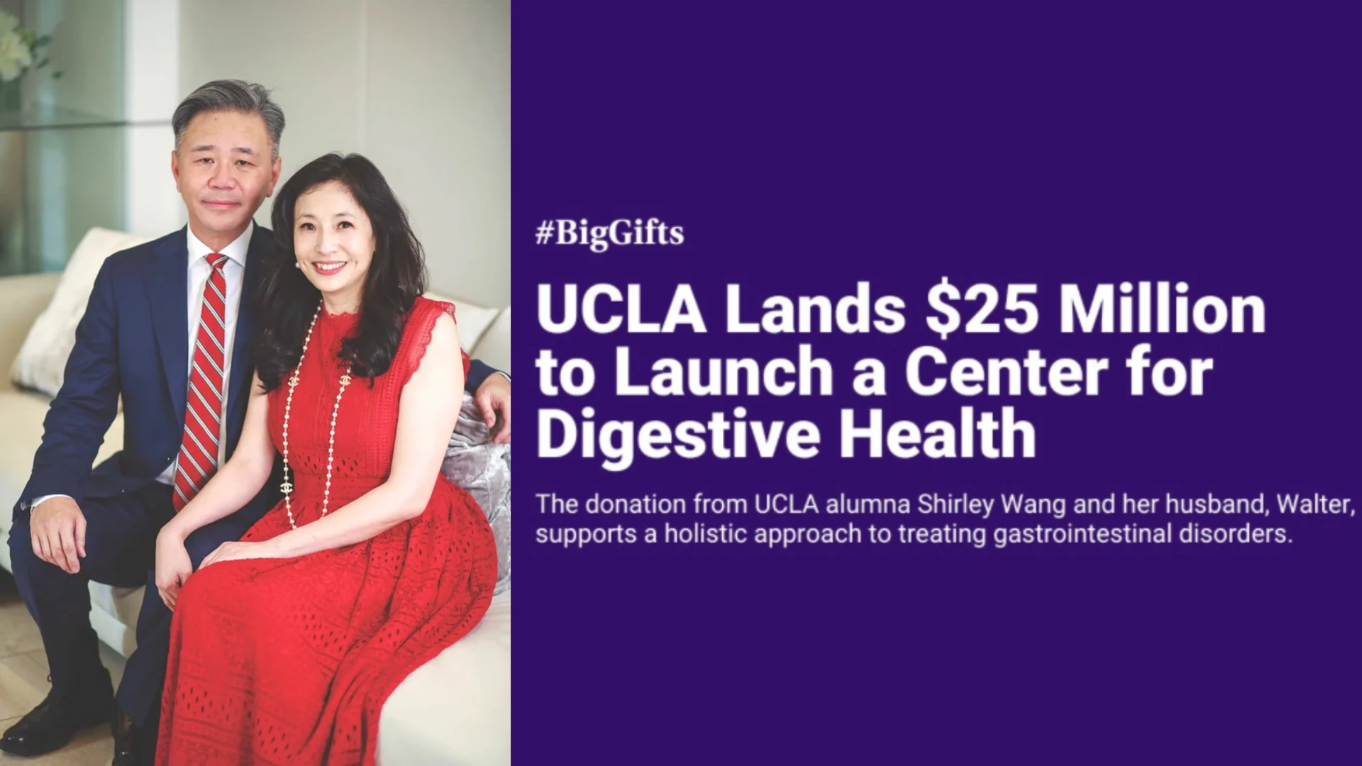 The Chronicle of Philanthropy – UCLA Lands $25 Million to Launch a Center for Digestive Health