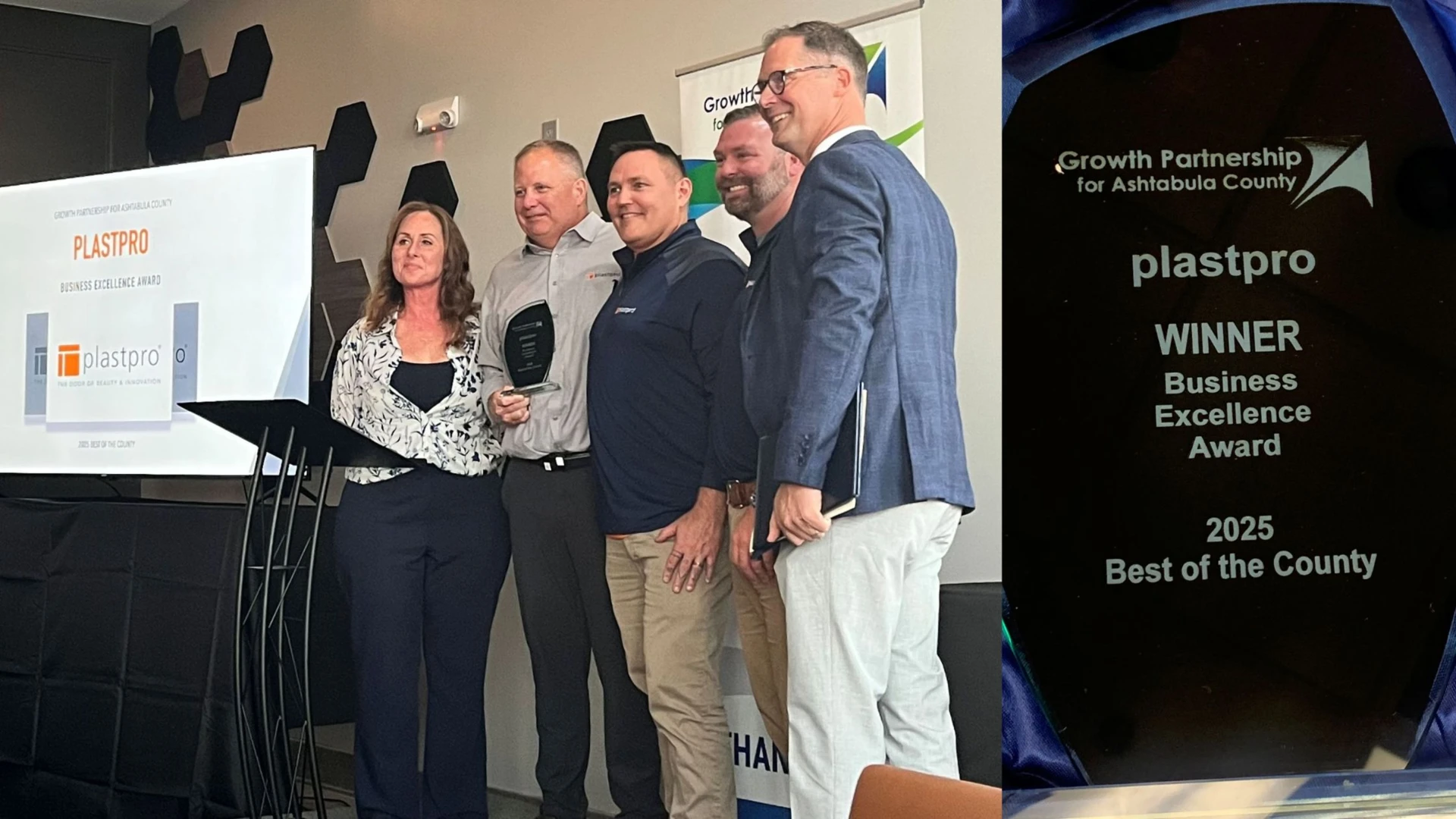 Plastpro Receives Business Excellence Award at Best of the County