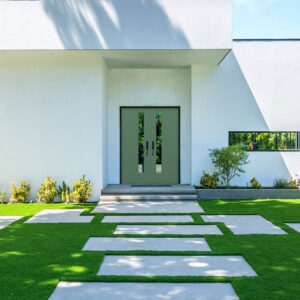Modern Smooth Bienvenue Door