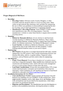 Old Door Disposal Procedures