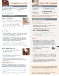 Painting & Staining Guide