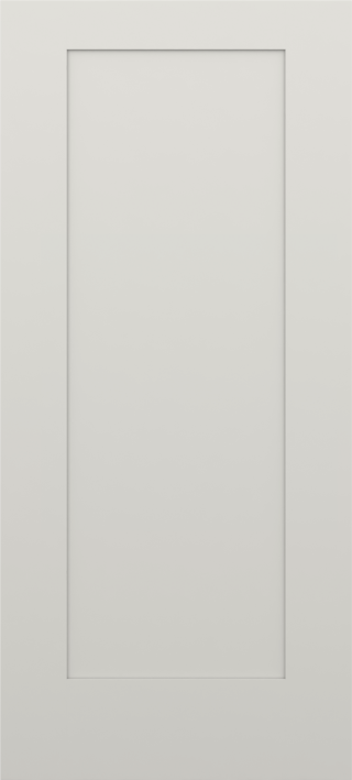 Fire Rated Smooth One Panel Shaker Door