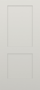 Smooth Two Panel Shaker Door
