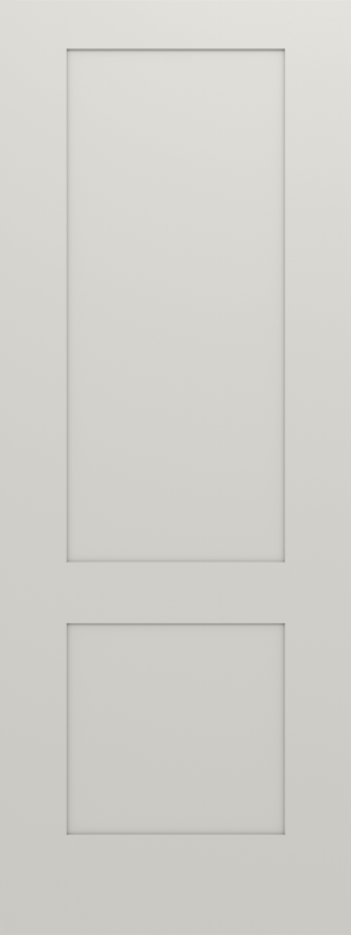 Smooth Two Panel Shaker Door
