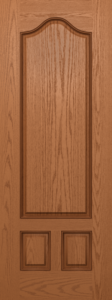 Oak 3/4 Three Panel Door