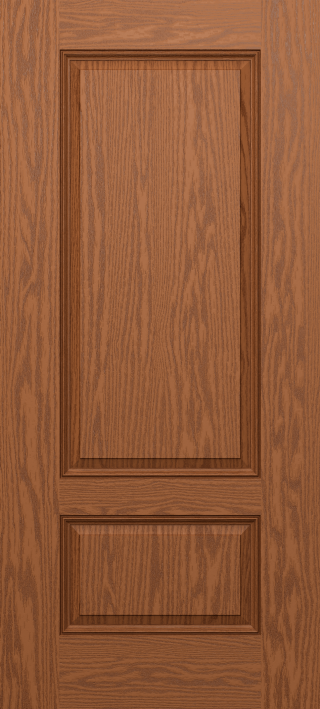 HVHZ Oak 3/4 Two Panel Door