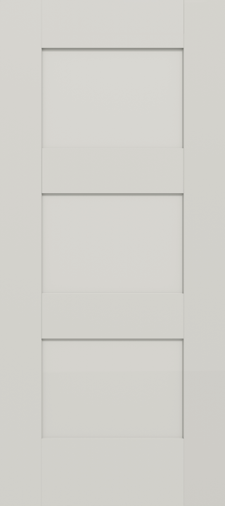 Fire Rated Smooth Three Panel Stack Shaker Door