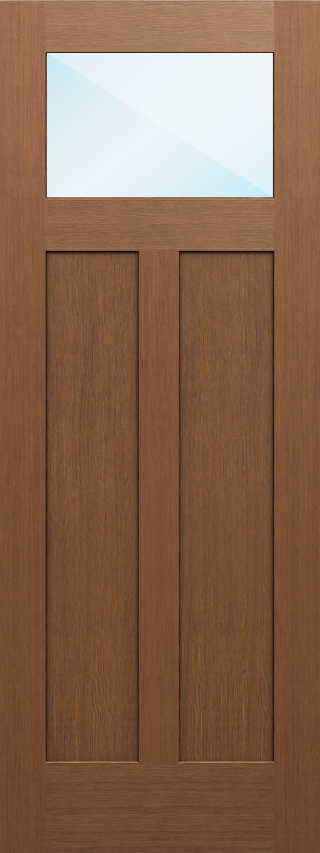 Fir Direct Glazed Shaker Craftsman Door