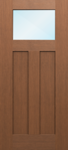 Fir Direct Glazed Shaker Craftsman Door