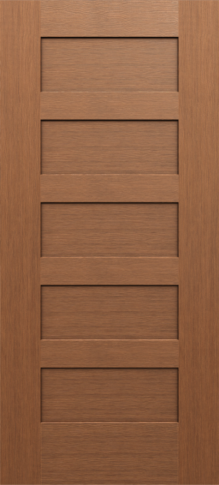 Fir Five Panel Stack Shaker Door