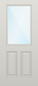 Smooth Flush Glazed Half Lite Door