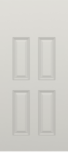 Smooth Four Panel Blank Top Door