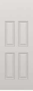 Smooth Four Panel Blank Top Door
