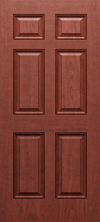Mahogany Six Panel Door