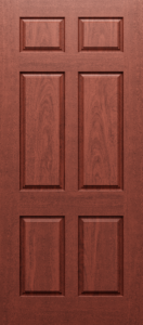 Mahogany Six Panel Door