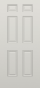 Brushed Six Panel Door