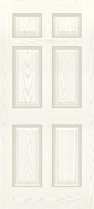 White Oak Six Panel Door