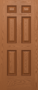 Oak Six Panel Utility Door