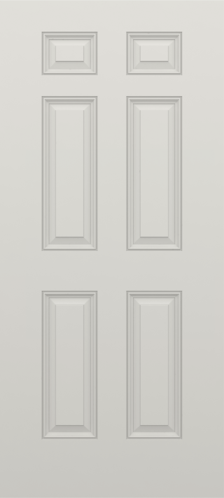 HVHZ Brushed Six Panel Utility Door