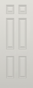 Smooth Six Panel Utility Door