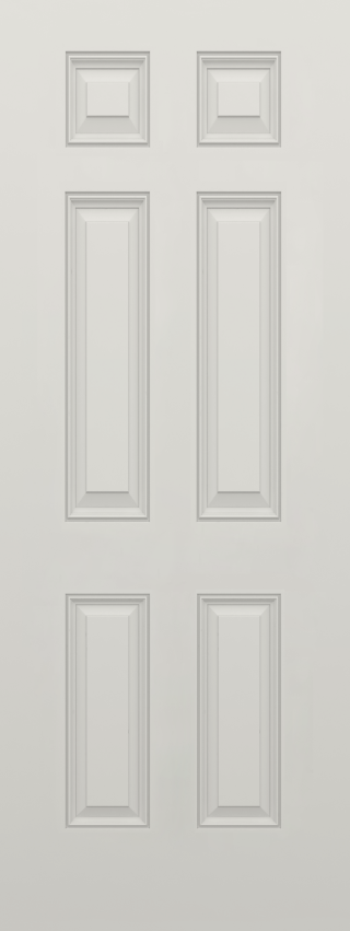 Smooth Six Panel Utility Door