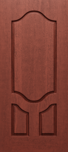 Mahogany Three Panel Deluxe Door