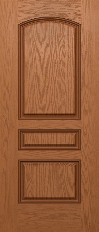 Oak Three Panel Door