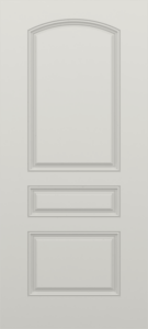 Smooth Three Panel Door