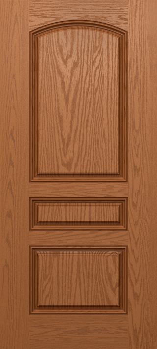 Oak Three Panel Door