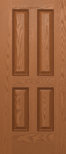 Oak True Four Panel Door
