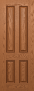Oak True Four Panel Door