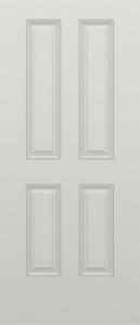 Smooth True Four Panel Door