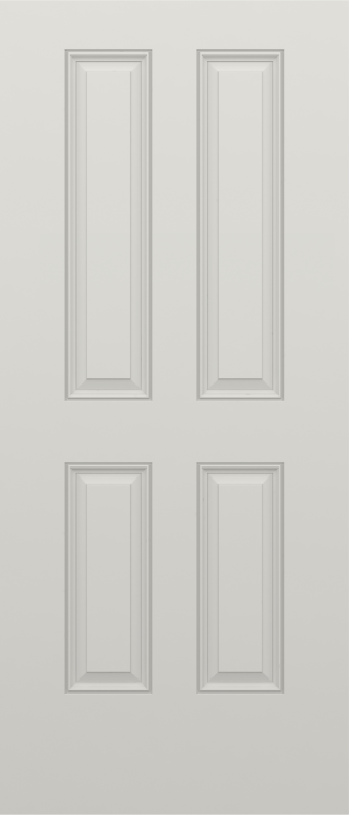 Fire Rated Smooth True Four Panel Door