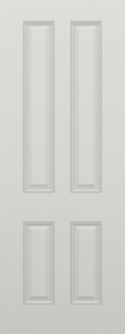 Smooth True Four Panel Door