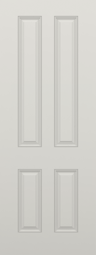 Smooth True Four Panel Door