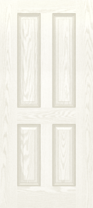 White Oak True Four Panel Door