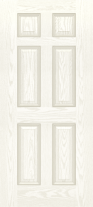 White Oak True Six Panel Narrow Door