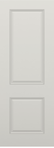 Smooth Two Panel Door