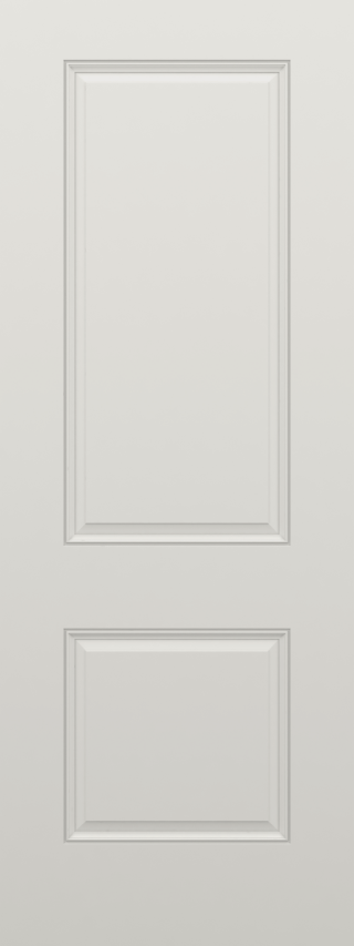 Fire Rated Brushed Two Panel Door