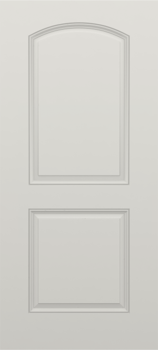 Brushed Two Panel Door