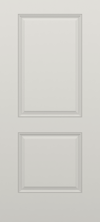 Smooth Two Panel Door