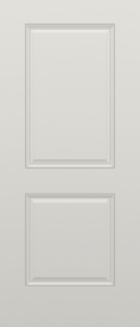Smooth Two Panel Door