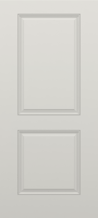 Fire Rated Brushed Two Panel Door