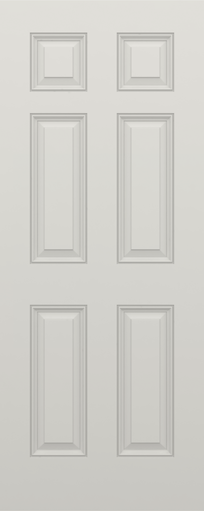 Brushed True Six Panel Narrow Door