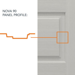 Nova 90 3/4 Lite Direct Glazed Translucent LowE