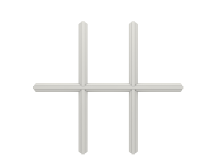 6-Lite SDL Bars for 8’0″ Door