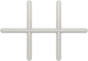 6-Lite SDL Bars for 6’8″ Door