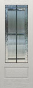 Nova 90 3/4 Lite Landcaster Direct Glazed Deco Glass