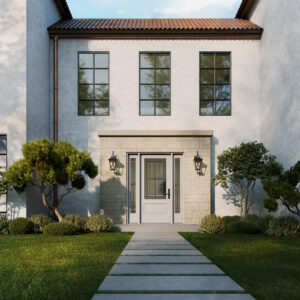 Nova 90 3/4 Lite Landcaster Direct Glazed Deco Glass