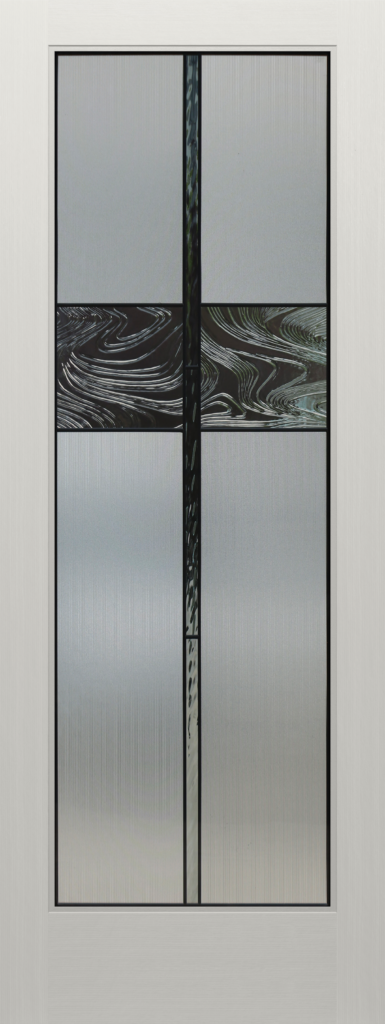 Nova 90 Full Lite Chapelle Direct Glazed Deco Glass